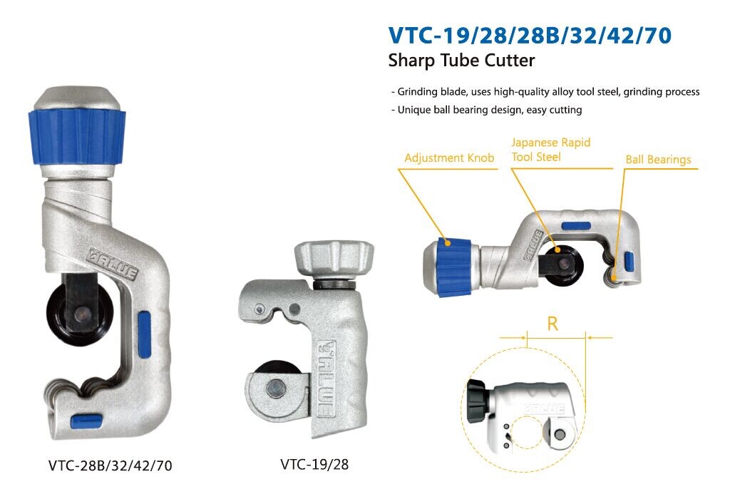 New Aircon Refrigeration Copper Pipe Cutter VTC-42 6-42MM ri 